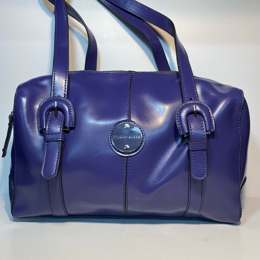 Franco Sarto Genuine Leather Shoulder Tote Handbag.
